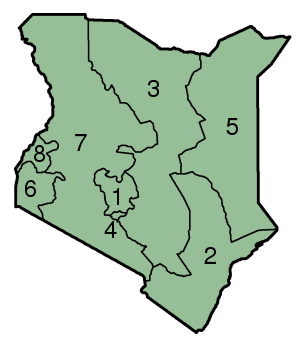 Province del Kenya