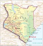 Mappa Kenya - Cartina Kenya